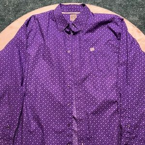 Mens Cinch Long Sleeve Shirt. Perfect Condition, wore for 2 hours to a banquet.